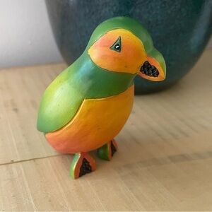 JUST IN Papaya Puffin Enesco Home Grown Collectible Figurine Kitchen Decor